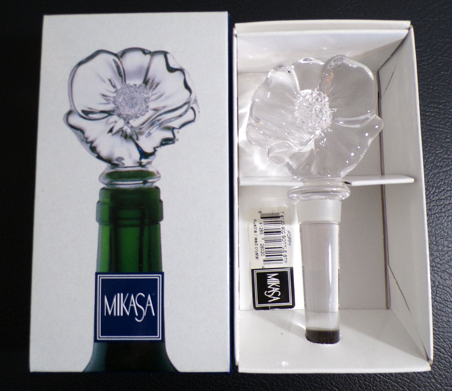 Bicchieri: Mikasa Flaschenverschluss, Glasblume, Neu – Usato da Dübendorf venduto da alracfo 2