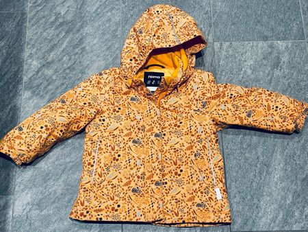 Reima Winterjacke, Gr. 104, gelb, Wind u. Wasserdicht