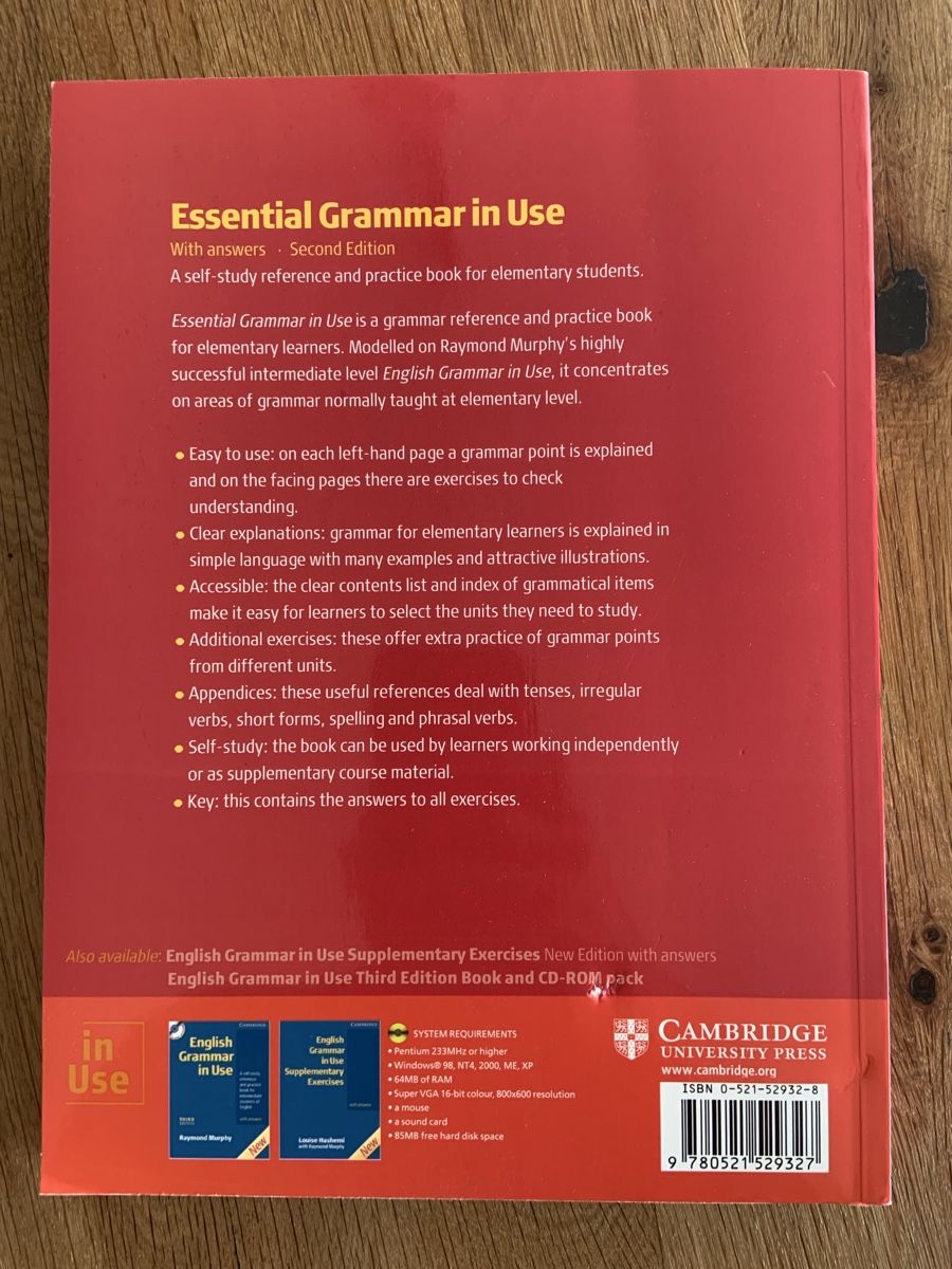 Bücher: Essential Grammar in Use Raymond Murphy 2nd Edition – Neu (gemäss Beschreibung) aus Wabern von pet_v9dz 1
