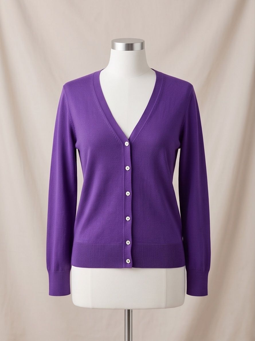 Vestes: Cardigan FERRACHE Violet — Neuf — Tailles S /M/L – Neuf avec emballage d'origine à Vuisternens-Romont par gol_xp6p 4