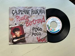 PLASTIC BERTRAND tolle Single Kult Top PUNK Ca plane pour mo