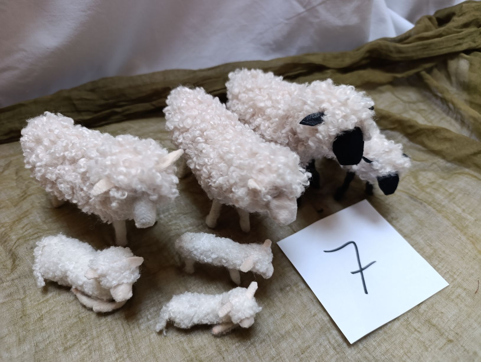 Figurines: Schwarzenberger Krippenfiguren 7 Schafe – Neuf (Voir description) à Oberarth par sil_9dfs 6