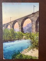 AK Frutigen - Viadukt mit Kander