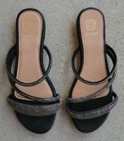Schicke GIVANA Sommersandalen, Schwarz, Grösse 41