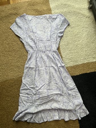 Robe d'été lilas, légère et confortable, taille S
