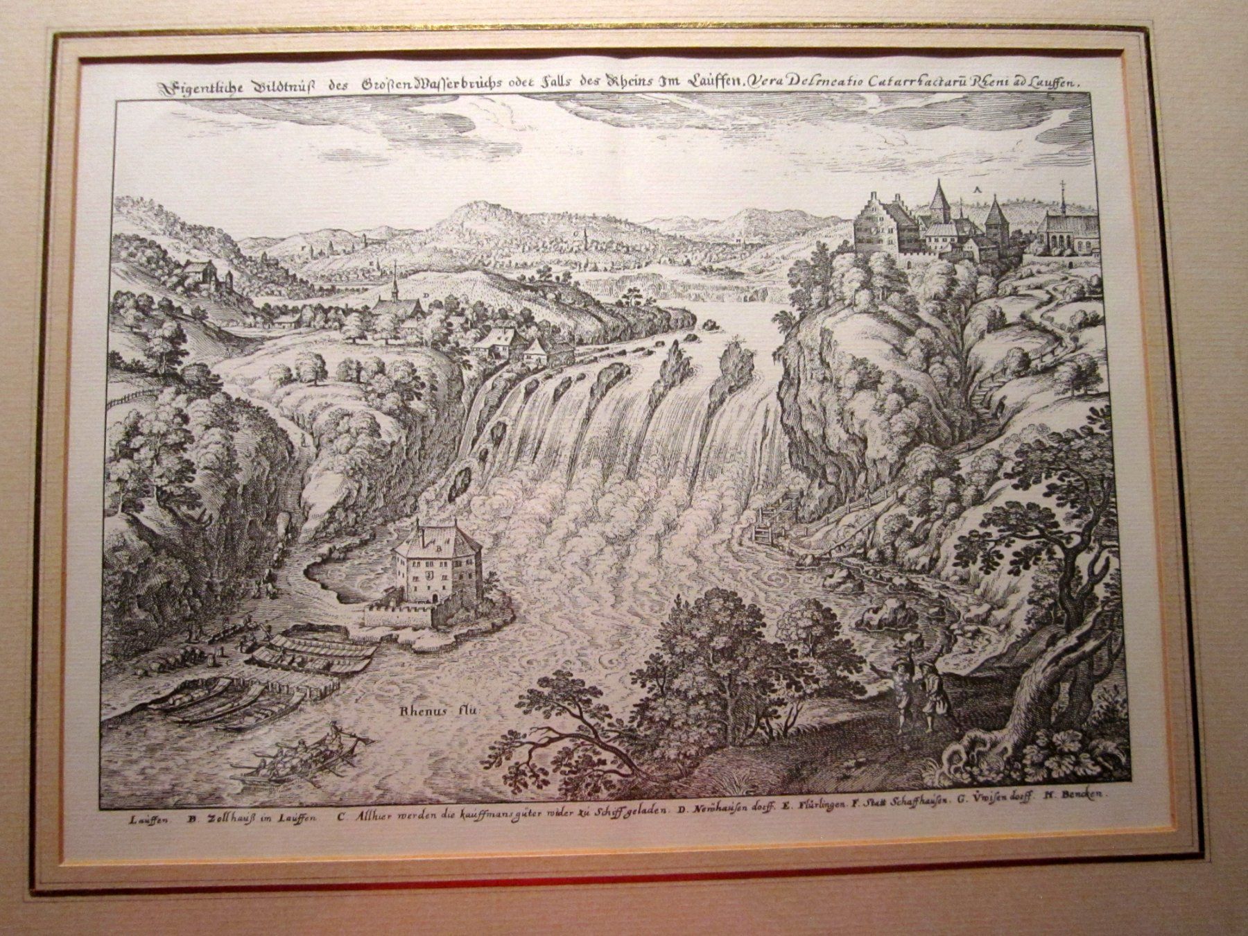 Incisioni: Rheinfall Stich, alt – Usato da Binningen venduto da fel_8mgn