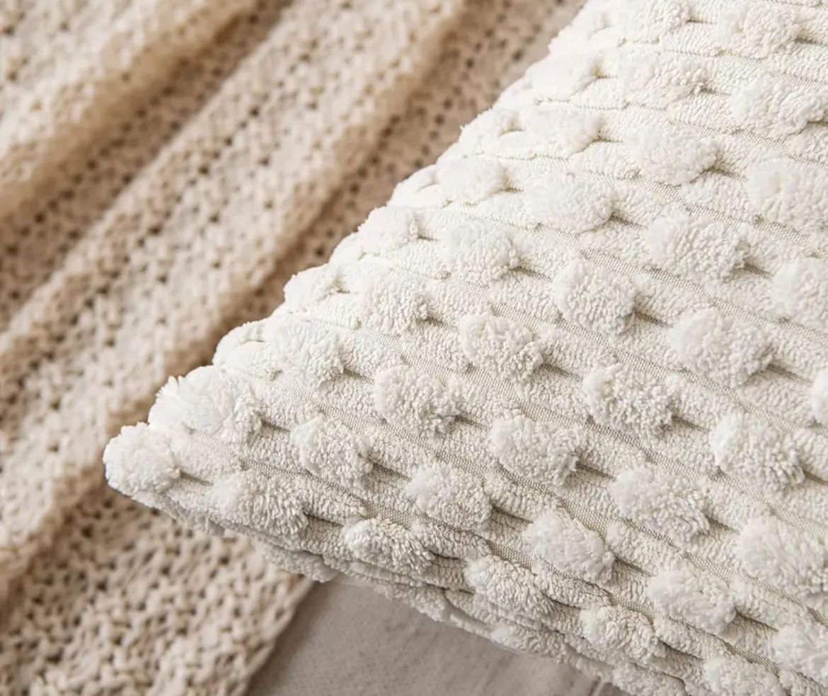 Biancheria da letto: Weiß Beige Kissenbezug – Usato da Horw venduto da jvnrti 3