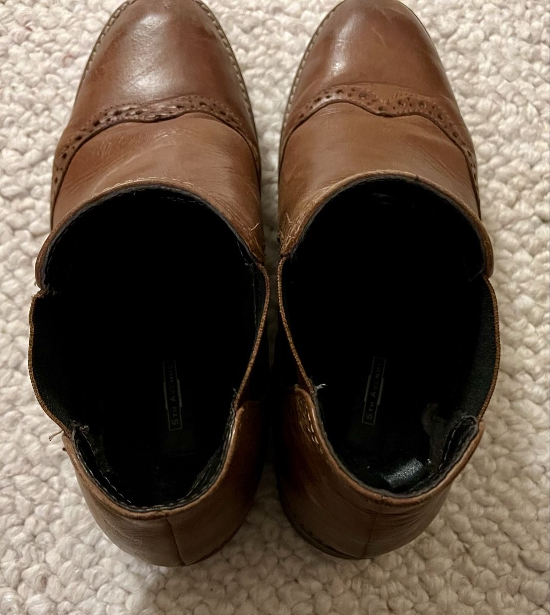 Damenschuhe: Chelsea Boots Cognac – Gebraucht aus Genthod von Bilibi 4