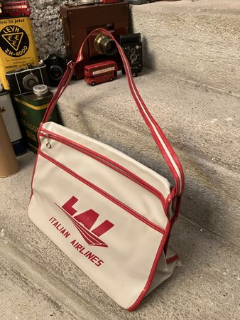 Lai Italian Airline Flight bag 1960,s