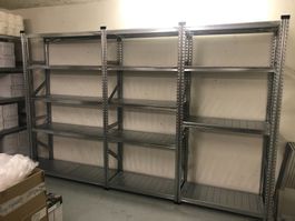 Industrie Steckregal 3 x 1200 x 400 x 1972 mm = 3.60 (geb.)