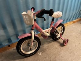 Kinderfahrrad "Rose" 12 Zoll, pink, mit Stützrädern, top Zus