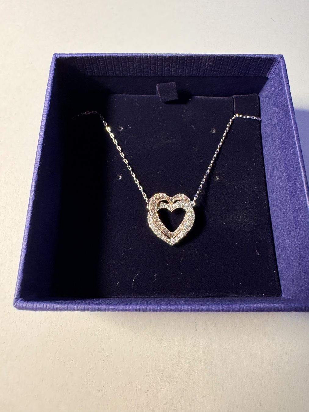 Swarovski Catenine: Swarovski Infinity Halskette Herz Original !!! – Nuovo e nell'imballaggio originale da Bösingen venduto da Revolt 1