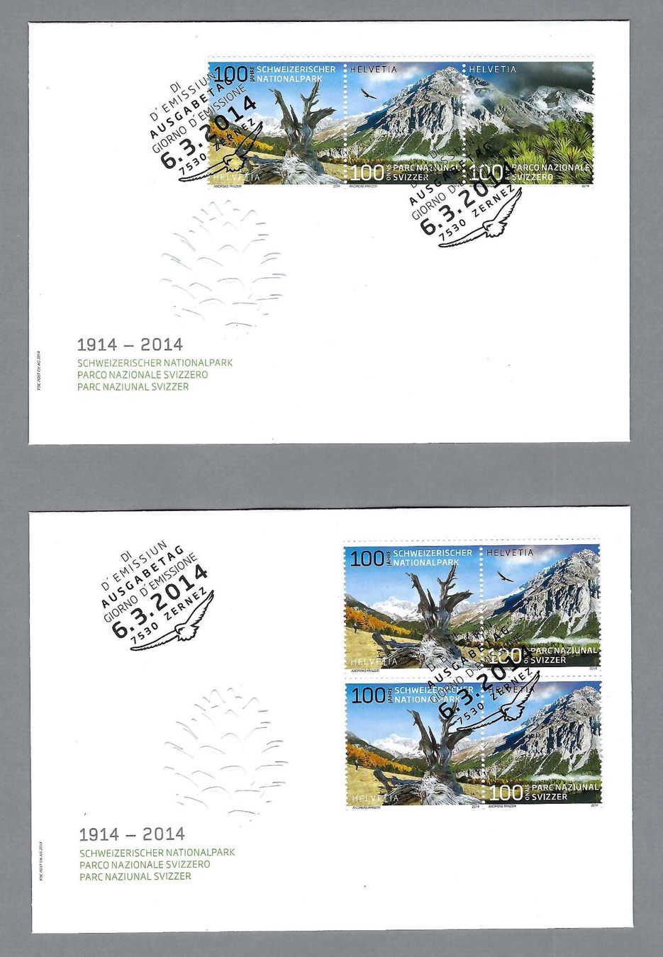 Tutti i francobolli: 2014, SBK 1496 - 1498, 3 ILLUSTR. FDC – Usato da Pura venduto da ulisse1957 1