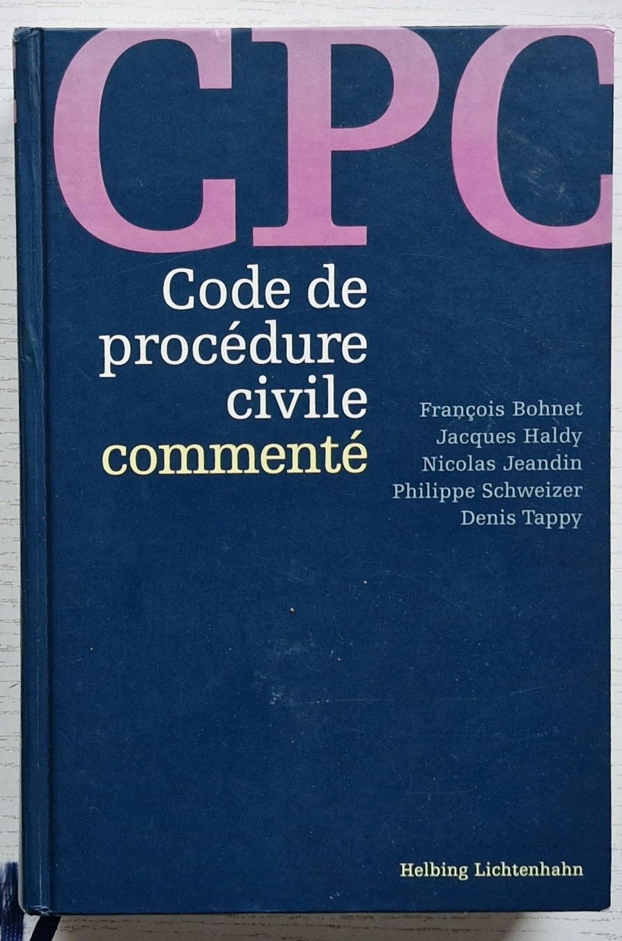 Livres: CPC: code de procédure civile commenté (2011) – D'occasion à Bern par Mattthias