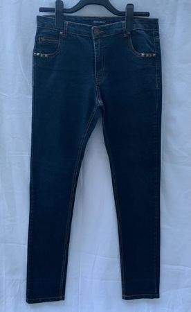 Superbe jeans stretch CARLA KOPS clouté poches avant t.40