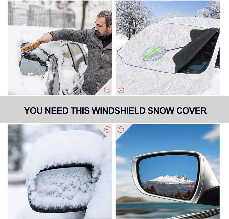 Windschutzscheibe Schneeabdeckung, Autoabdeckung