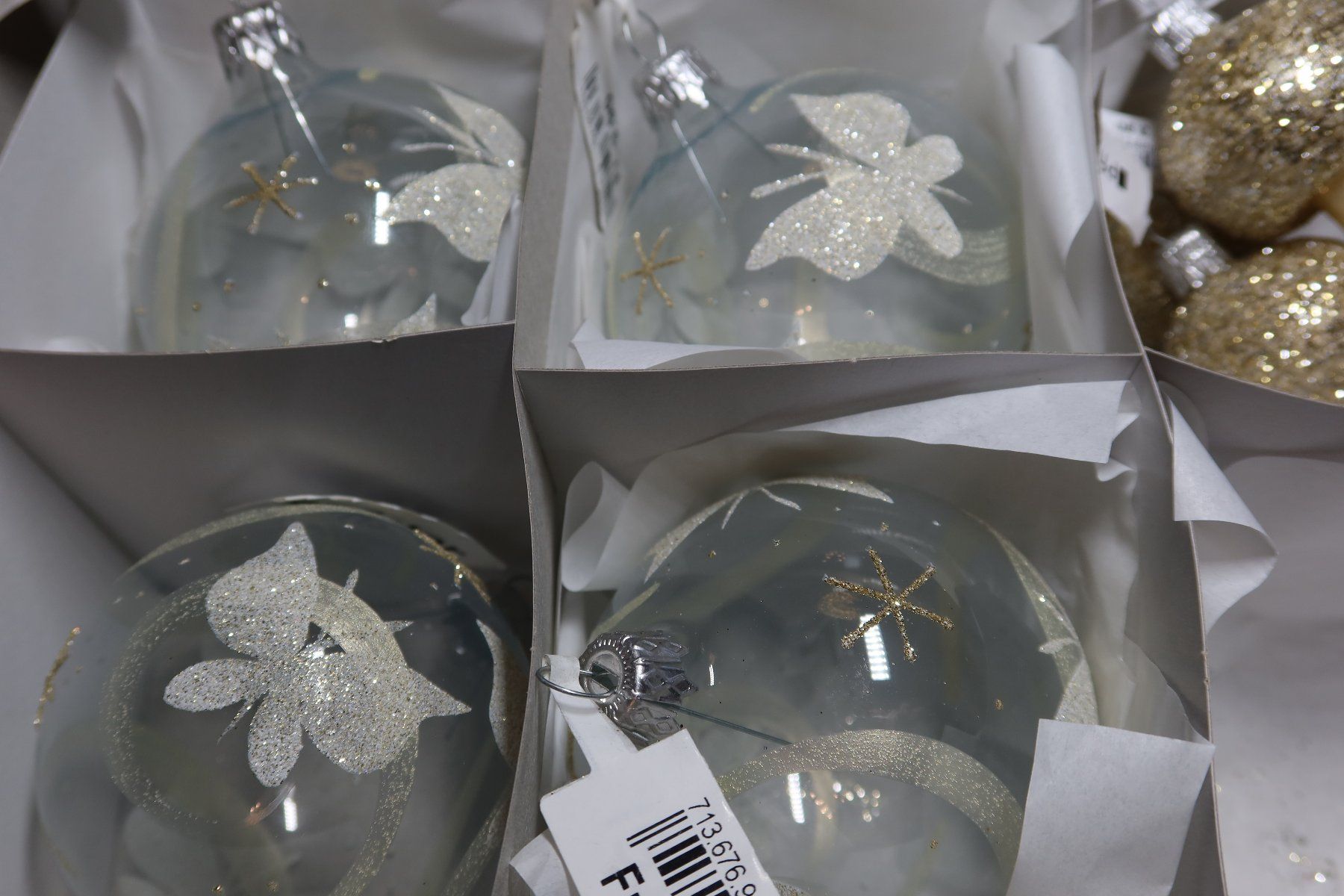 Pfister Tutte le decorazioni: Christbaumschmuck, 9-teilig, Glas - NEU – Nuovo e nell'imballaggio originale da Zürich venduto da Piki7