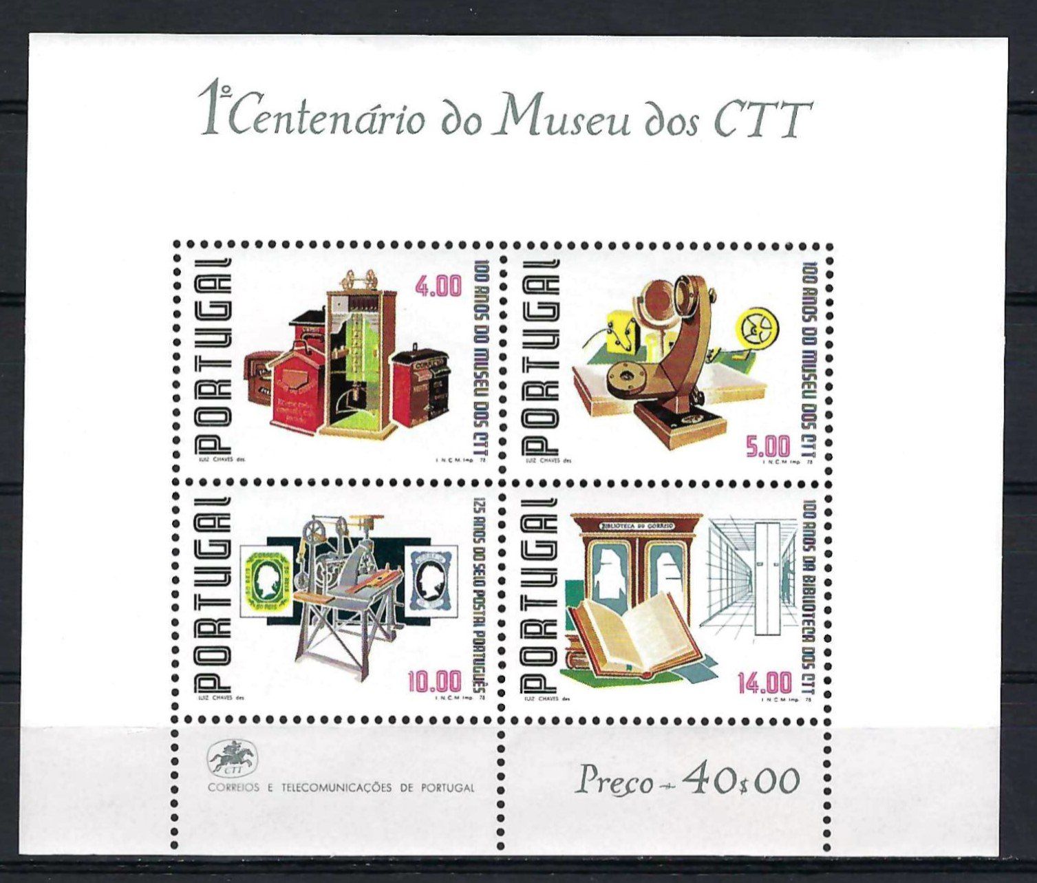 Tutti i francobolli: Portugal 1978 block – Nuovo (secondo la descrizione) da Laupersdorf venduto da Rc.Jb