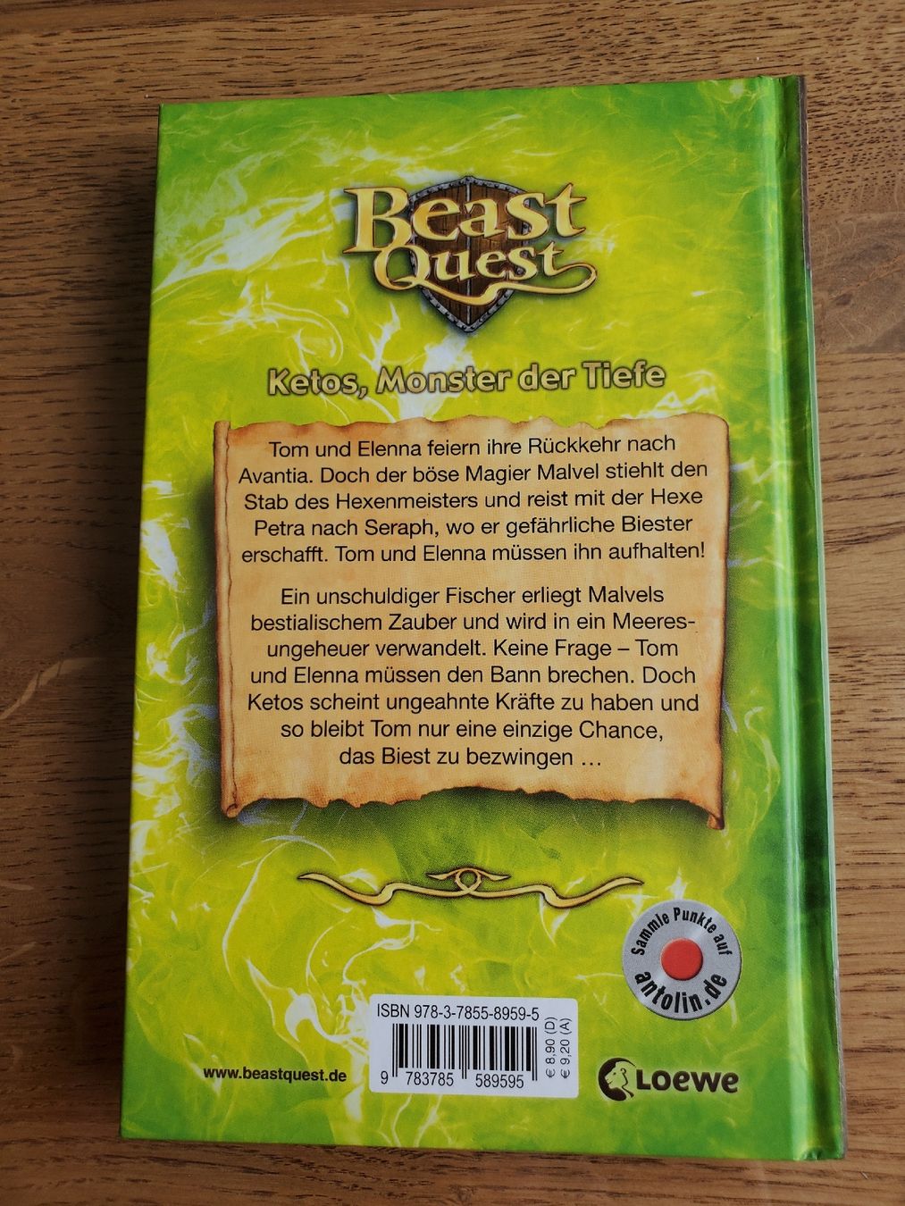 Libri: Beast Quest,53,Ketos Monster der Tiefe, Buch – Usato da Frauenfeld venduto da BeneFull 1