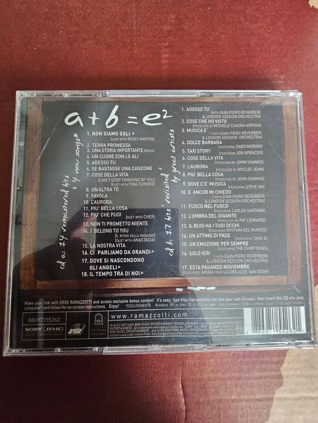 CD: 2 CD - Eros Ramazzotti – E² (2007) – Usato da Biberist venduto da Foolio0 1