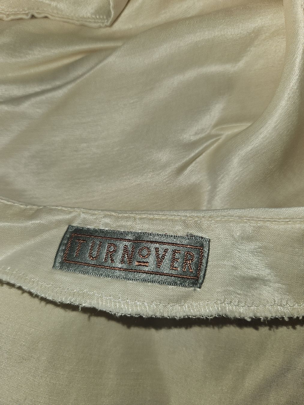 Vestiti: Kleid Turnover lang Grösse 36  Viskose Leinen Perlen farbe – Usato da Anwil venduto da tamoos 2