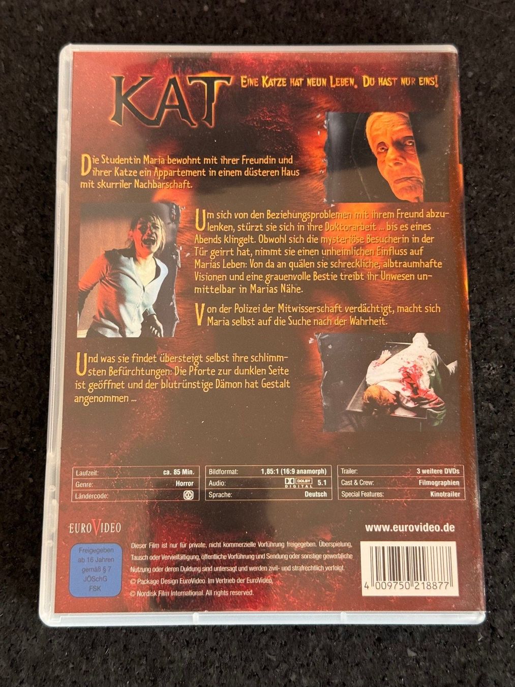 Tutti i DVDs: KAT "Eine Katze hat 9 Leben, du hast nur eins" DVD DE – Usato da Fribourg venduto da tschjoly 1