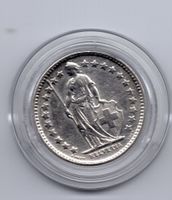 (2167) 1/2 Franken 1906 fast Stgl, in Dose
