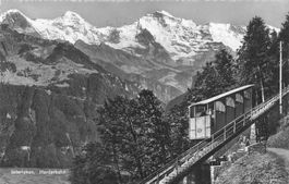 Interlaken BE Harderbahn Alpenpanorama bahn