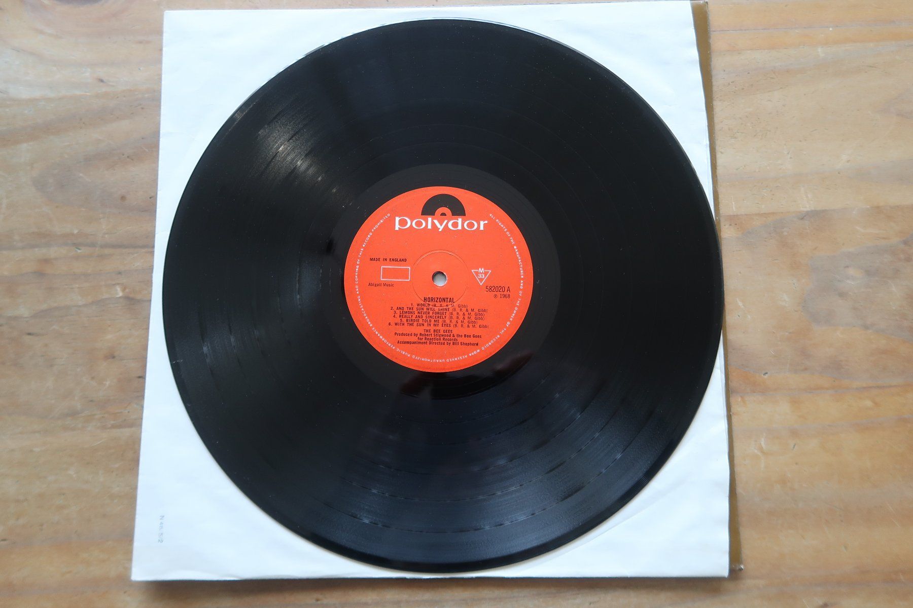 Dischi in vinile: BEE GEES - HORIZONTAL - englische Pressung - VINYL LP – Usato da Basel venduto da Patiscat 4