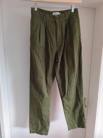 Fairfashion Hose von Thinking Mu, Gr. 38, khaki