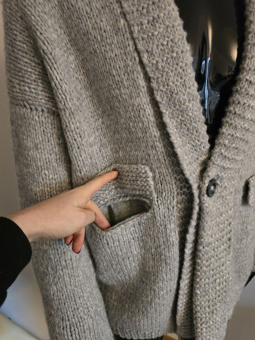 Maglioni & Felpe: handgemachte wollen pullover cardigan große L – Nuovo e nell'imballaggio originale da Zürich venduto da joa_26k8 1