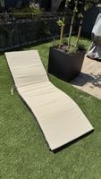 Liege mit Polster, Rattangeflecht 180x66cm guter Zustand
