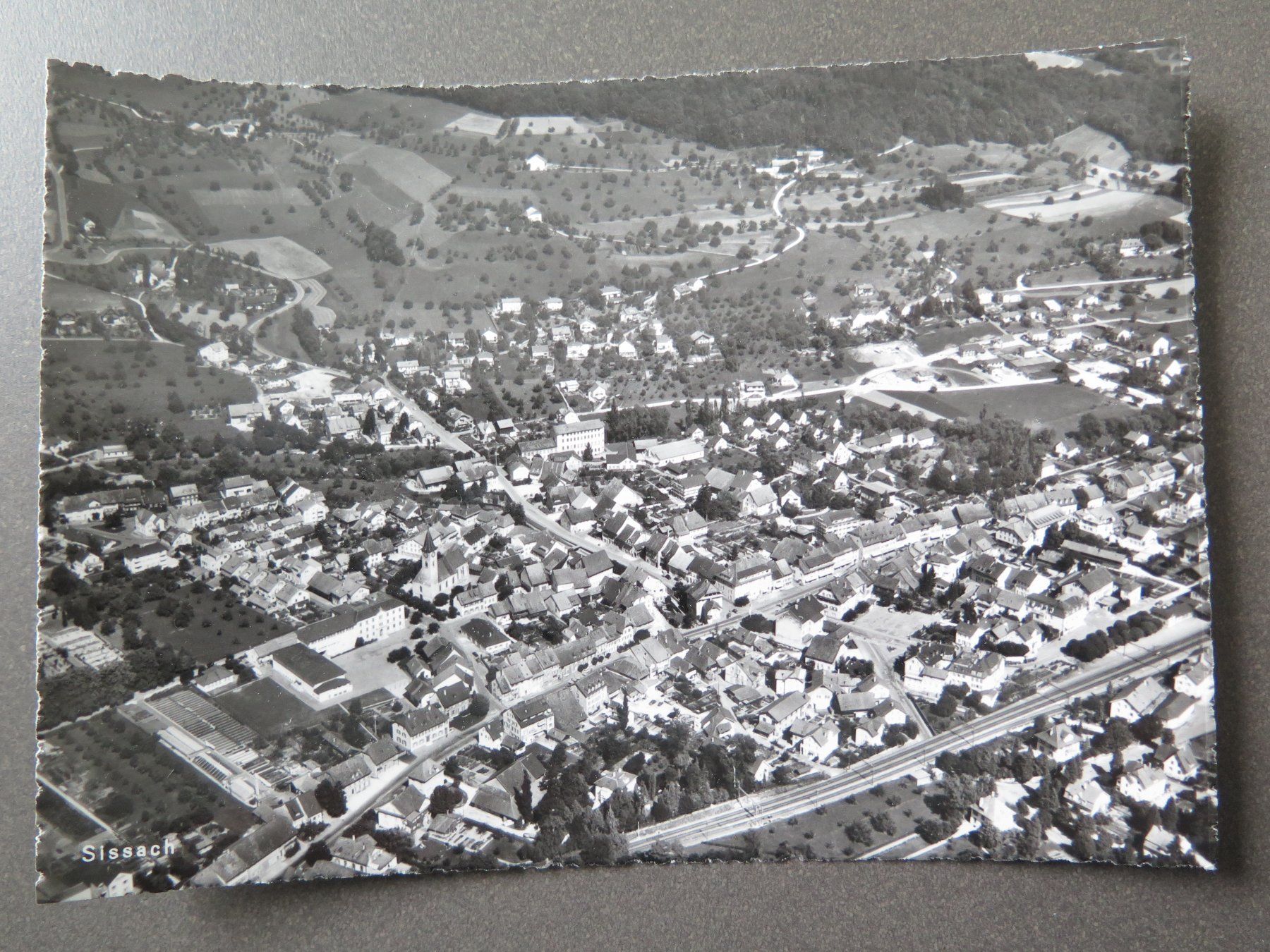 Cartoline postali: SISSACH - FLUGAUFNAHME – Usato da Wittenbach venduto da lipasal