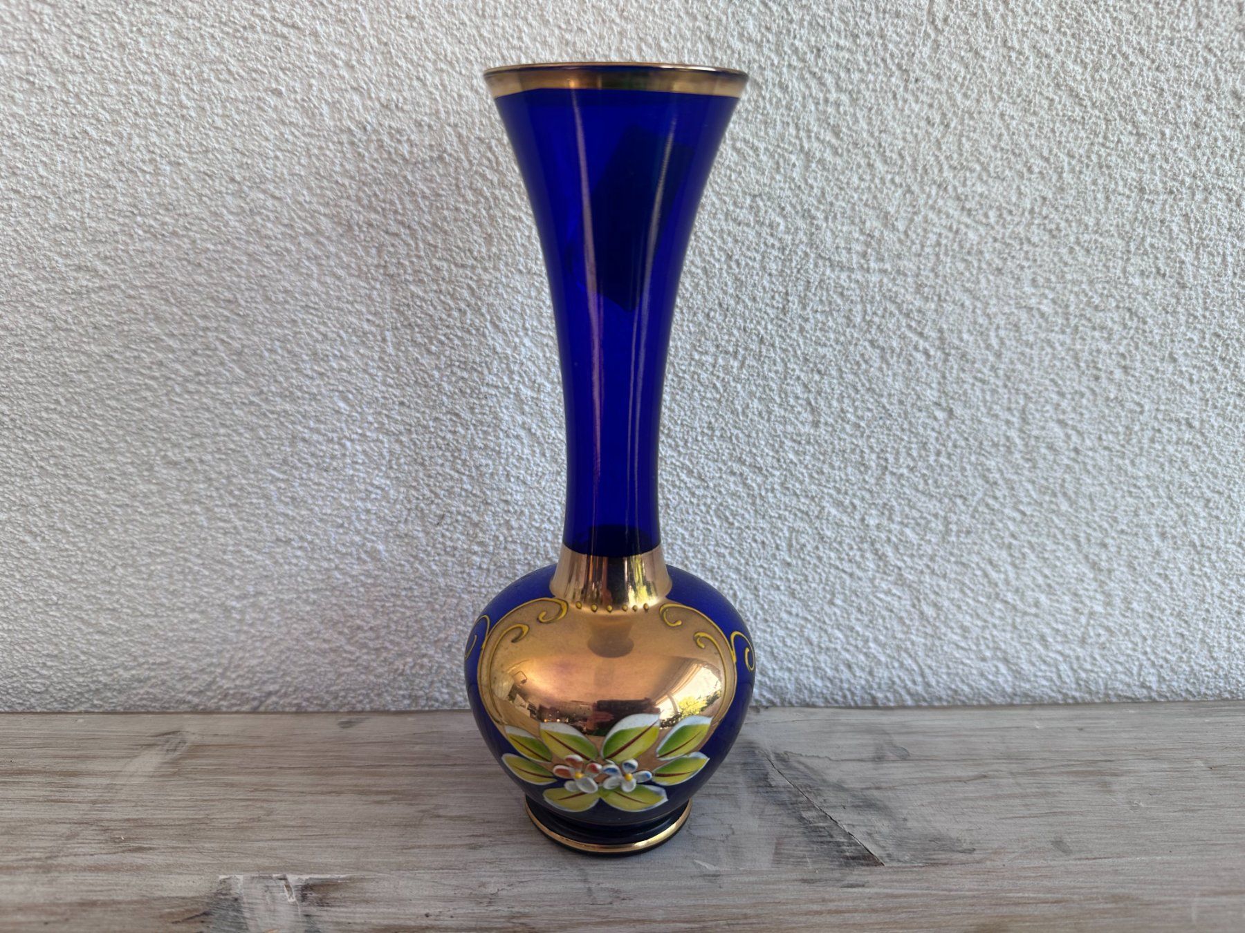 Vasen & Gefässe: Vase en verre bleu – Gebraucht aus Châtillon FR von Karine1453