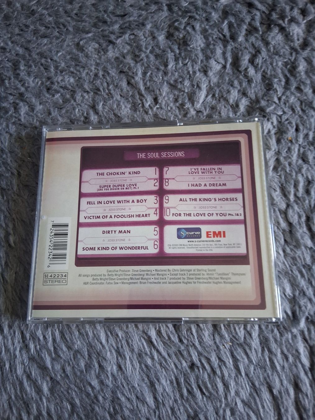 CD: JOSS STONE    THE SOUL SESSIONS      CD – Usato da Wetzikon ZH venduto da Ramones01 1