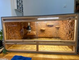 Grand terrarium en bois résistant à l’humidité 120x80x60