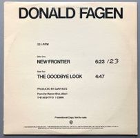 STEELY DAN / DONALD FAGEN - NEW FRONTIER / THE GOODBYE LOOK