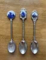 Lot de 3 petites cuillères vintage, décor Pays-Bas 🇳🇱