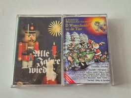 2er SET, Musik- und Hörspiel Weihnachts-Kassetten🎄🎁