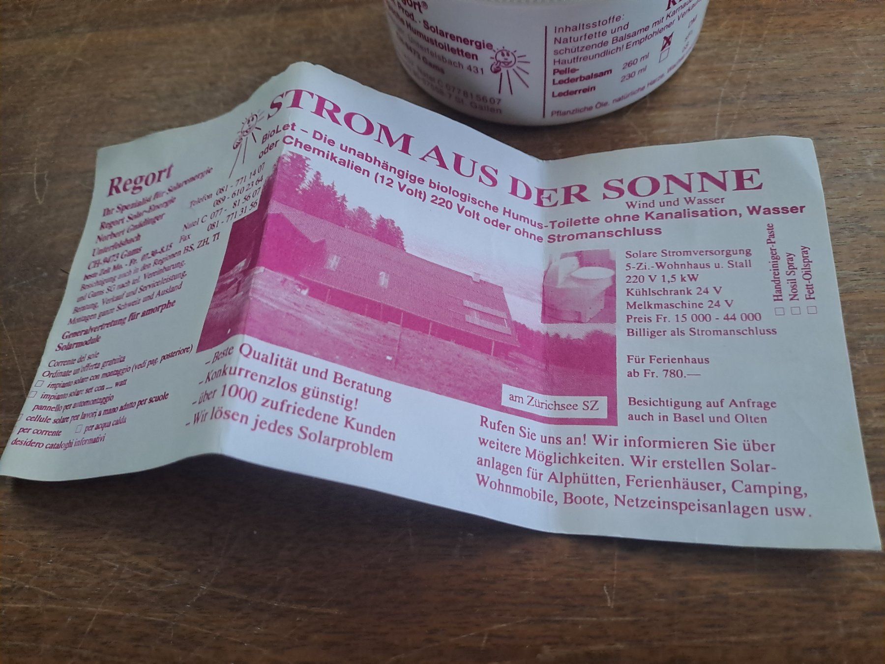 Bücher: Creme mit Anwendungsmethode neu – Neu und originalverpackt aus Zürich von Schoebi19 6