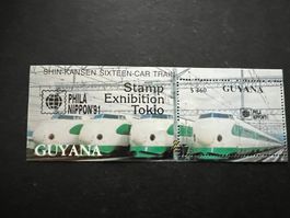 Guyana Phila Nippon 1991 Block ** Luxus (D284)