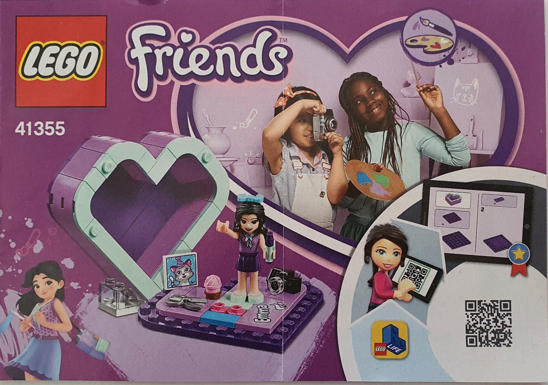 Lego Giocattoli: Lego Friends Emmas Herzbox 41355 – Usato da Wermatswil venduto da Appolon7
