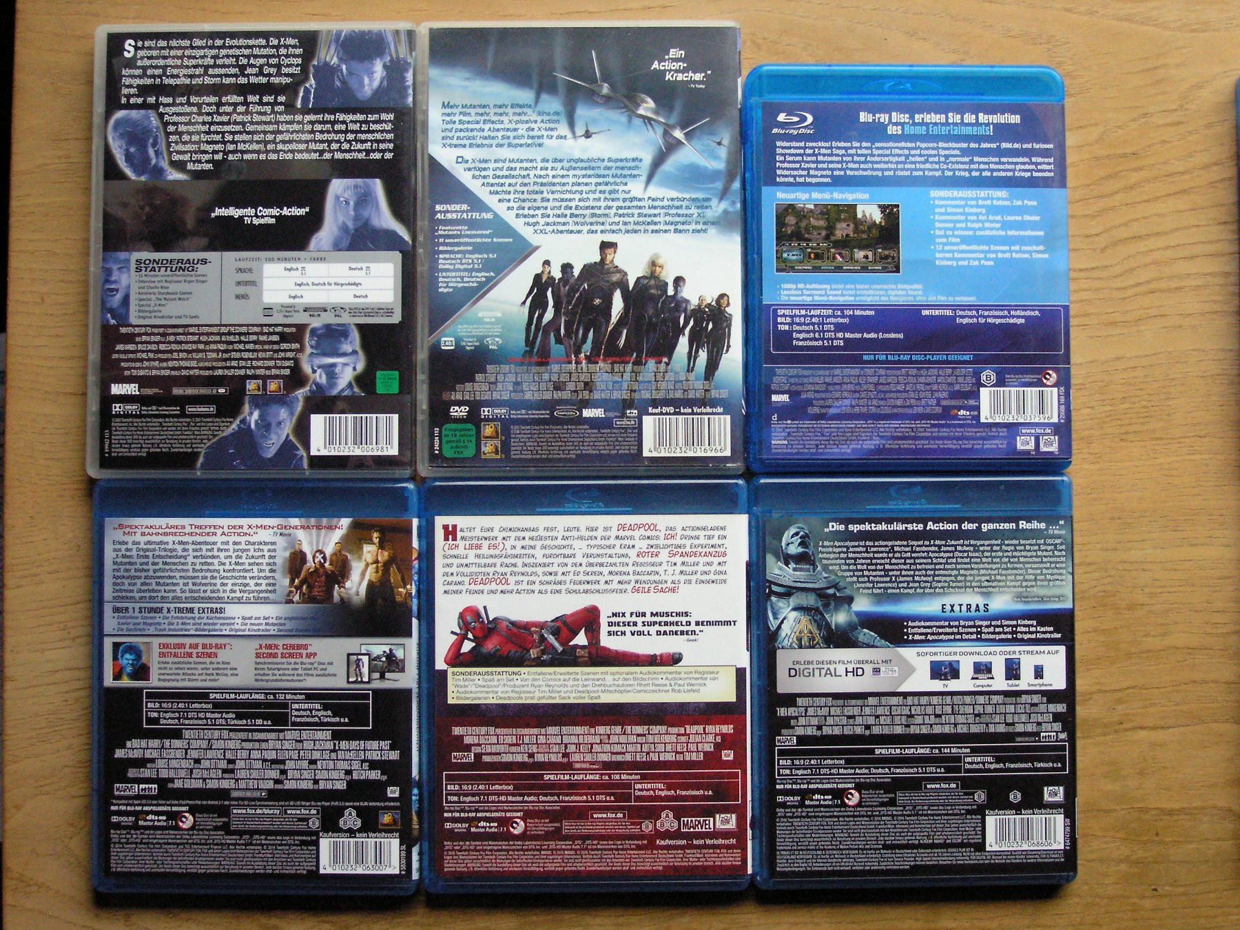 Alle DVDs: X-MEN/DEADPOOL Superhelden Collection – Gebraucht aus Zuzwil SG von vette13 3