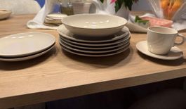 Geschirr-Set in Beige, 17 teilig - Jetzt für den Sommer!