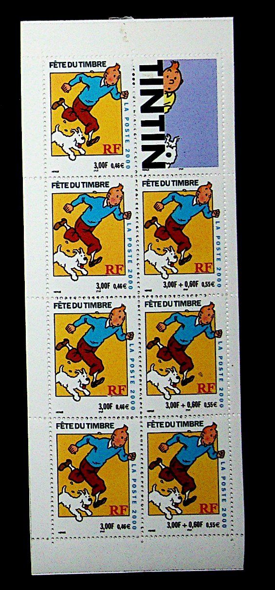 Tutti i francobolli: FRANCE CARNET NEUF 2000 TINTIN  /U824 – Nuovo (secondo la descrizione) da Estavayer-le-Lac venduto da nane85