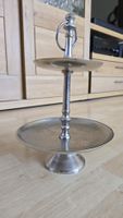 Etagere Metall silberfarben
