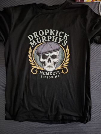 T-Shirt Dropkick Murphys, nera, taglia S, come nuova!