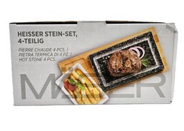 MÄSER Heisser Stein-Set, 4-teilig Hot-Stone Set
