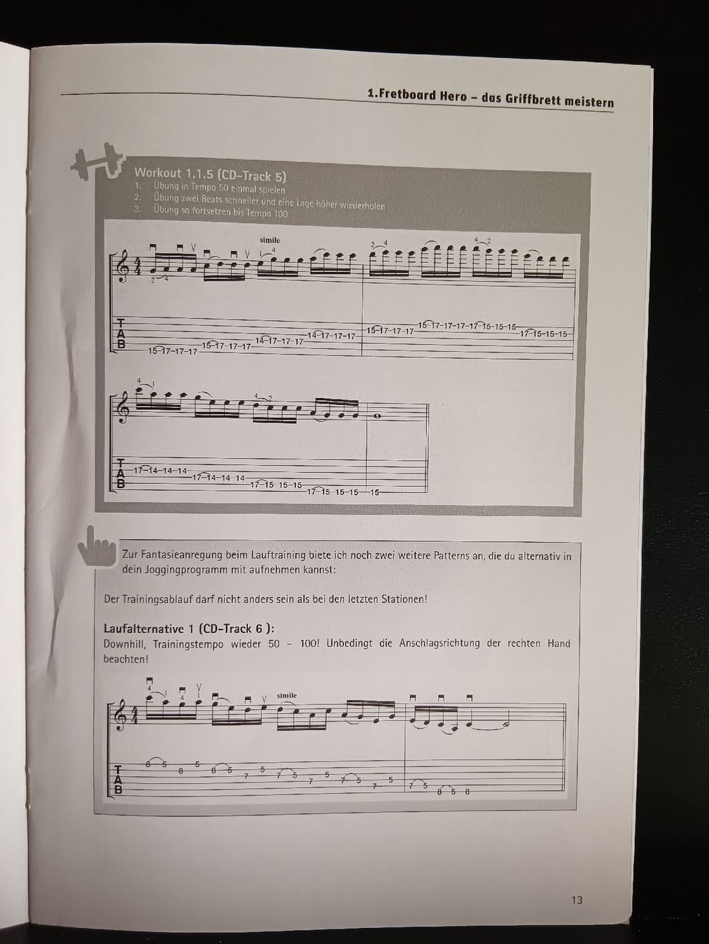 Strumenti musicali: Das 10-Minuten-Training Guitar: Inkl. CD – Usato da Bad Zurzach venduto da BG1 4