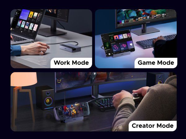 Docking station: Docking Station 4k@60fps - Steam Deck,ROG ally, Legion Go – Usato da Glattbrugg venduto da har_jgc7 7